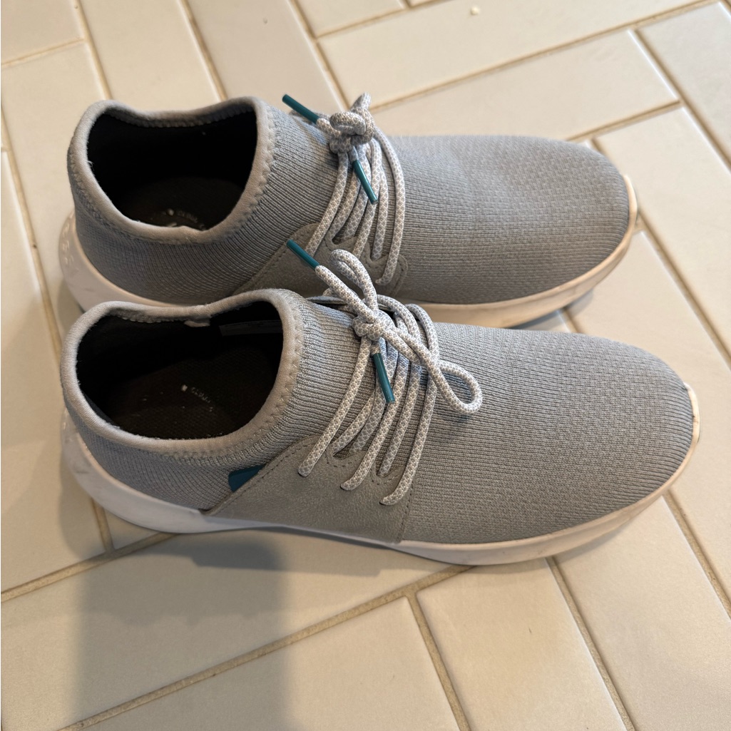 Vessi Classic Everyday Mist Gray Waterproof Knit Sneakers